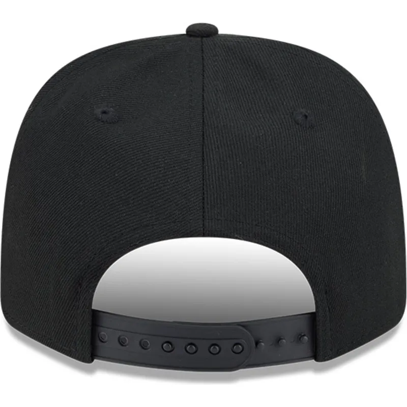 SAN JOSE SHARKS STATED 9SEVENTY STRETCH-SNAP ADJUSTABLE HAT - BLACK