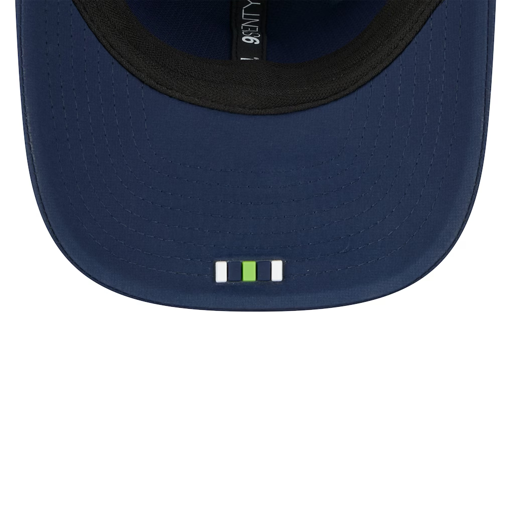 SEATTLE SEAHAWKS 2025 NFL SIDELINE 9SEVENTY STRETCH-SNAP ADJUSTABLE HAT - NAVY
