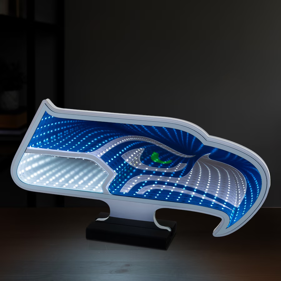 SEATTLE SEAHAWKS LED INFINITY LOGO LIGHT