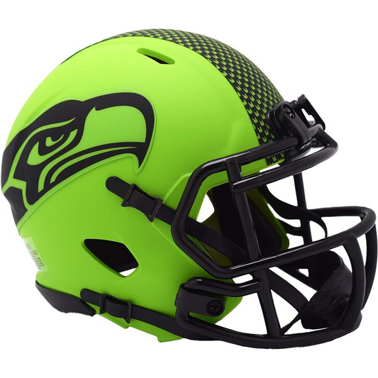 SEATTLE SEAHAWKS RIDDELL MINI SPEED HELMET - RAVE