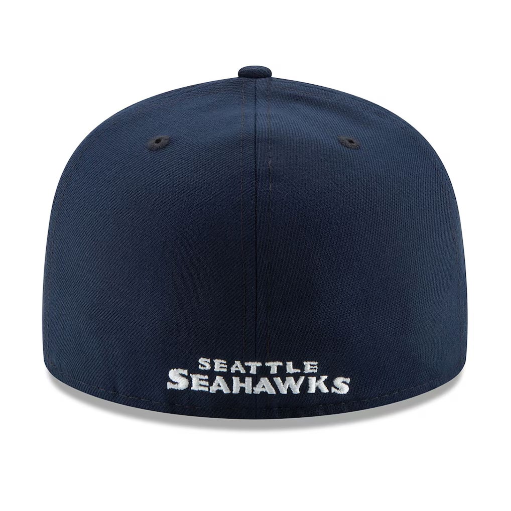 SEATTLE SEAHAWKS SUPER BOWL LX SIDE PATCH 59FIFTY FITTED HAT- NAVY