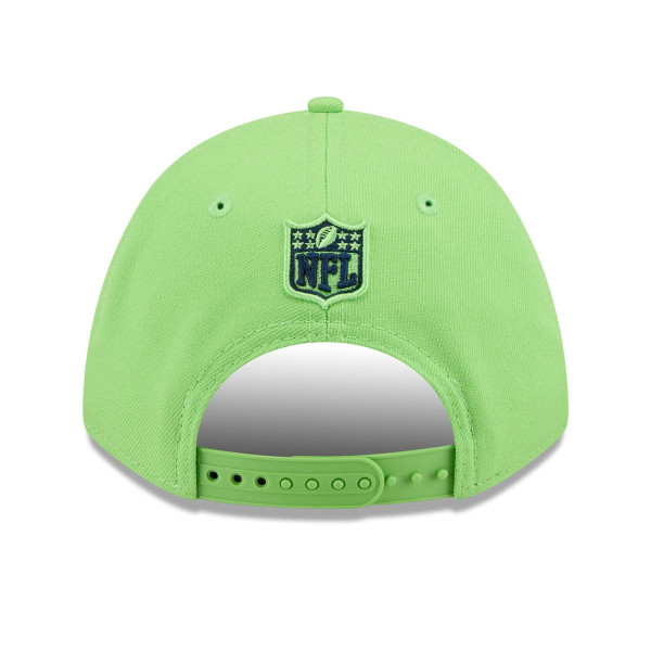 SEATTLE SEAHAWKS TEAM COLLECTION 9FORTY M-CROWN SNAPBACK ADJUSTABLE HAT - GREEN