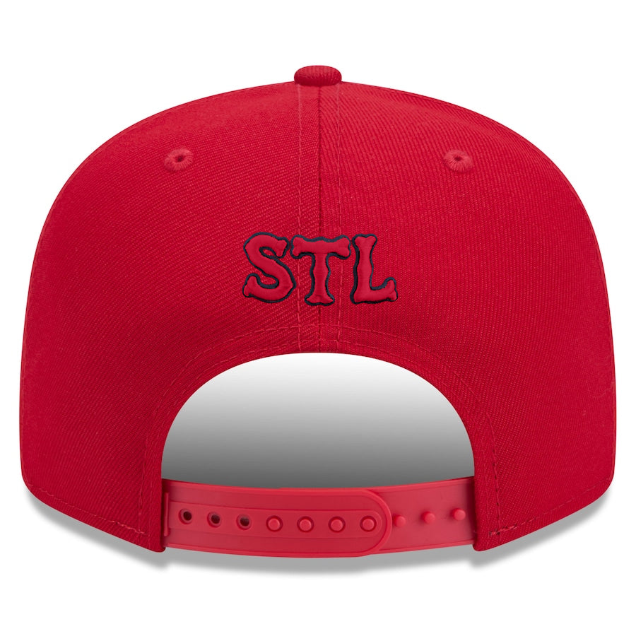 ST. LOUIS CARDINALS 2024 MLB CITY CONNECT 9FIFTY SNAPBACK HAT - RED