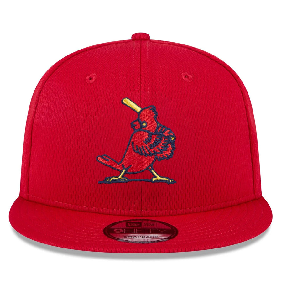 ST.LOUIS CARDINALS 2025 MLB CLUBHOUSE ALTERNATE 9FIFTY SNAPBACK HAT - RED