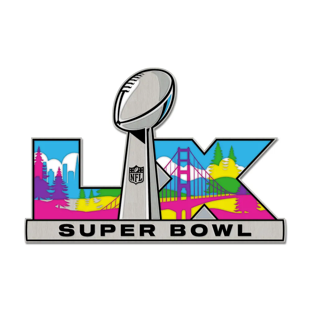 SUPER BOWL LX COLLECTORS ENAMEL PIN