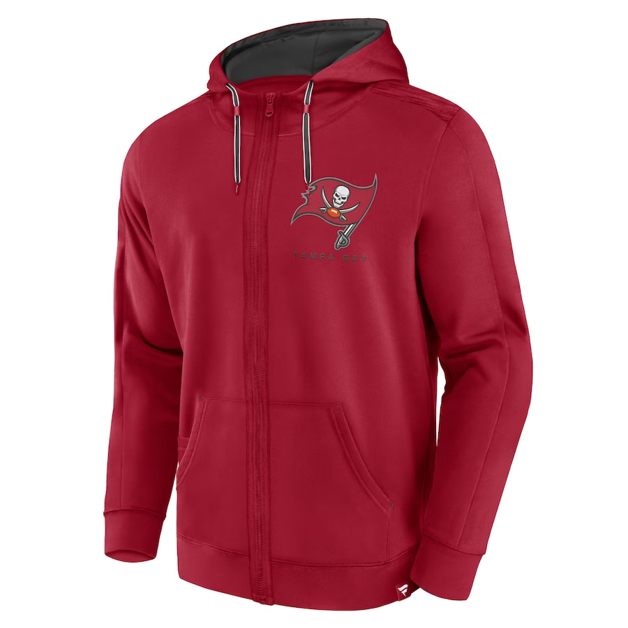 TAMPA BAY BUCCANEERS MEN'S DEFENDER EVO FULL-ZIP SWEATSHIRT