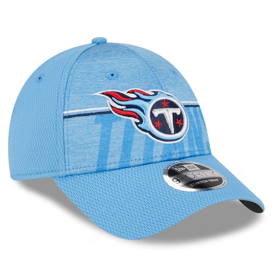 TENNESSEE TITANS 2023 TRAINING CAMP 9FORTY STRETCH SNAP ADJUSTABLE HAT