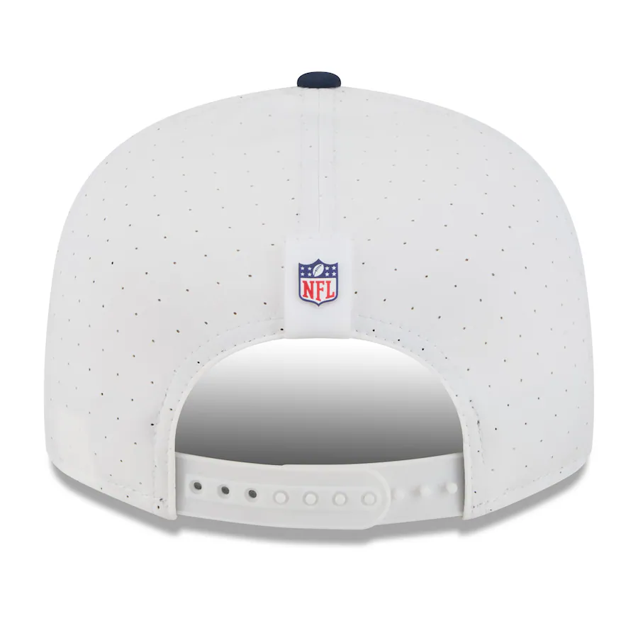 TENNESSEE TITANS 2025 NFL TRAINING CAMP 9FIFTY SPLIT PANEL SNAPBACK HAT - WHITE