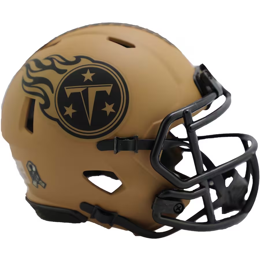 TENNESSEE TITANS RIDDELL 2023 SALUTE TO SERVICE MINI SPEED HELMET