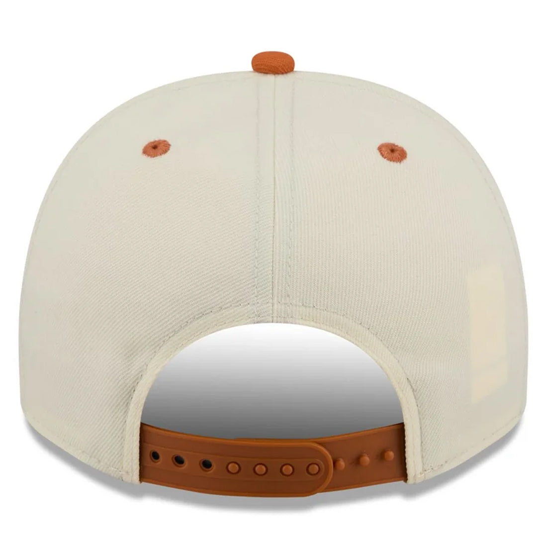 TEXAS LONGHORNS MARCH MADNESS 9FIFTY A-FRAME SNAPBACK HAT - CHROME WHITE/BURNT ORANGE