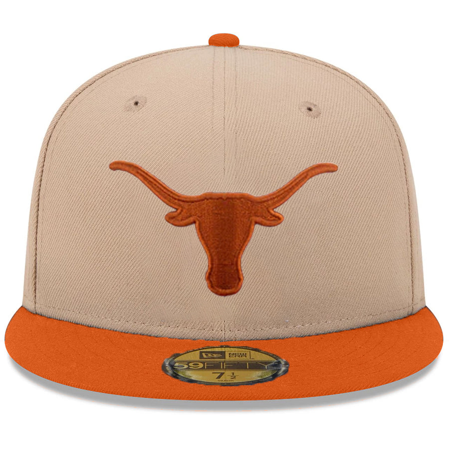 TEXAS LONGHORNS TWO-TONE EVERGREEN BASIC 59FIFTY FITTED HAT