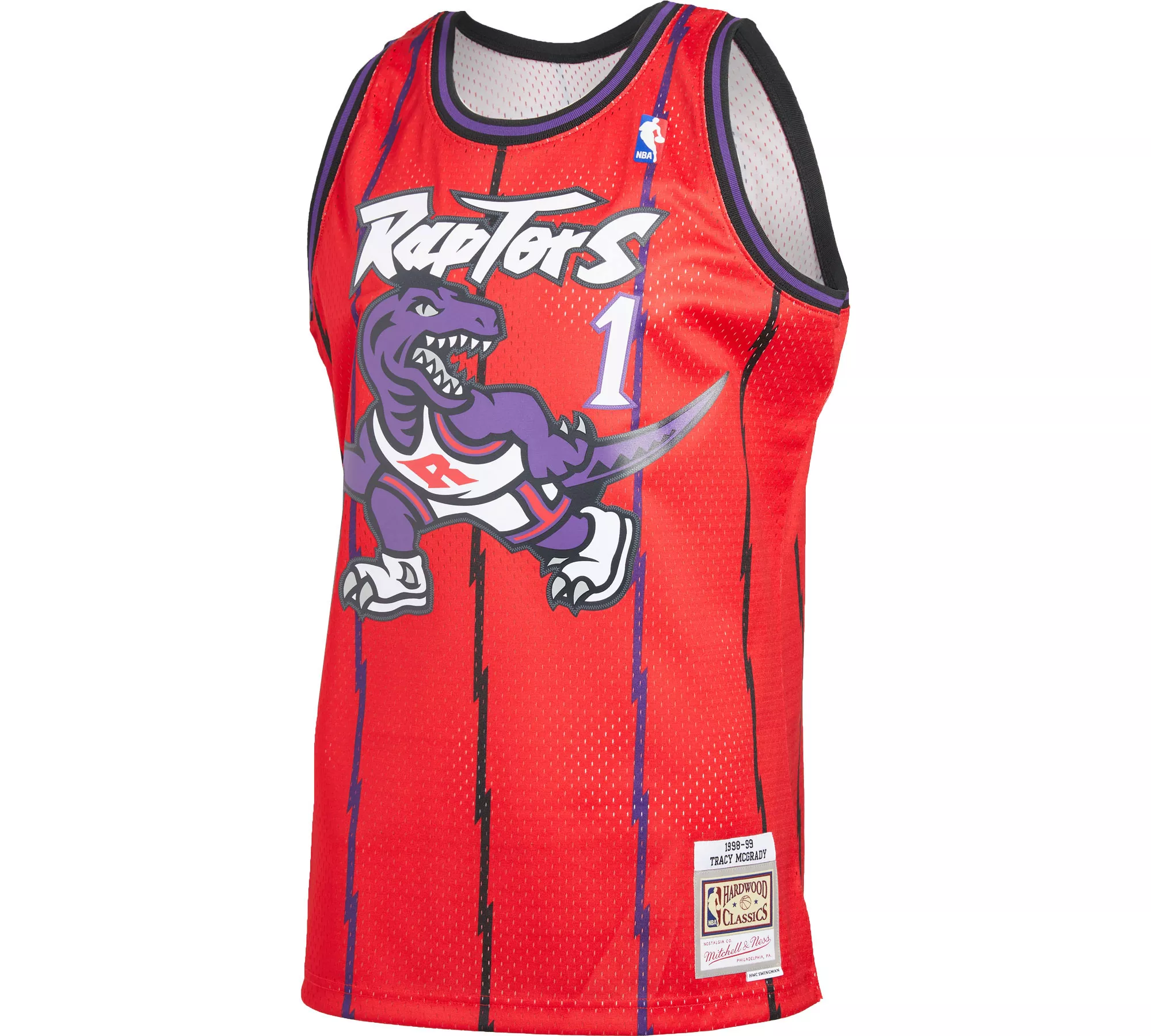 Tracy McGrady Toronto Raptors Mitchell & Ness White Out