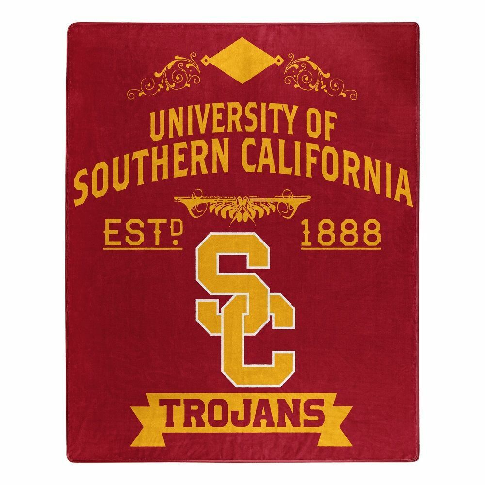 USC TROJANS ESTABLISHMENT 50"X60" RASCHEL THROW BLANKET