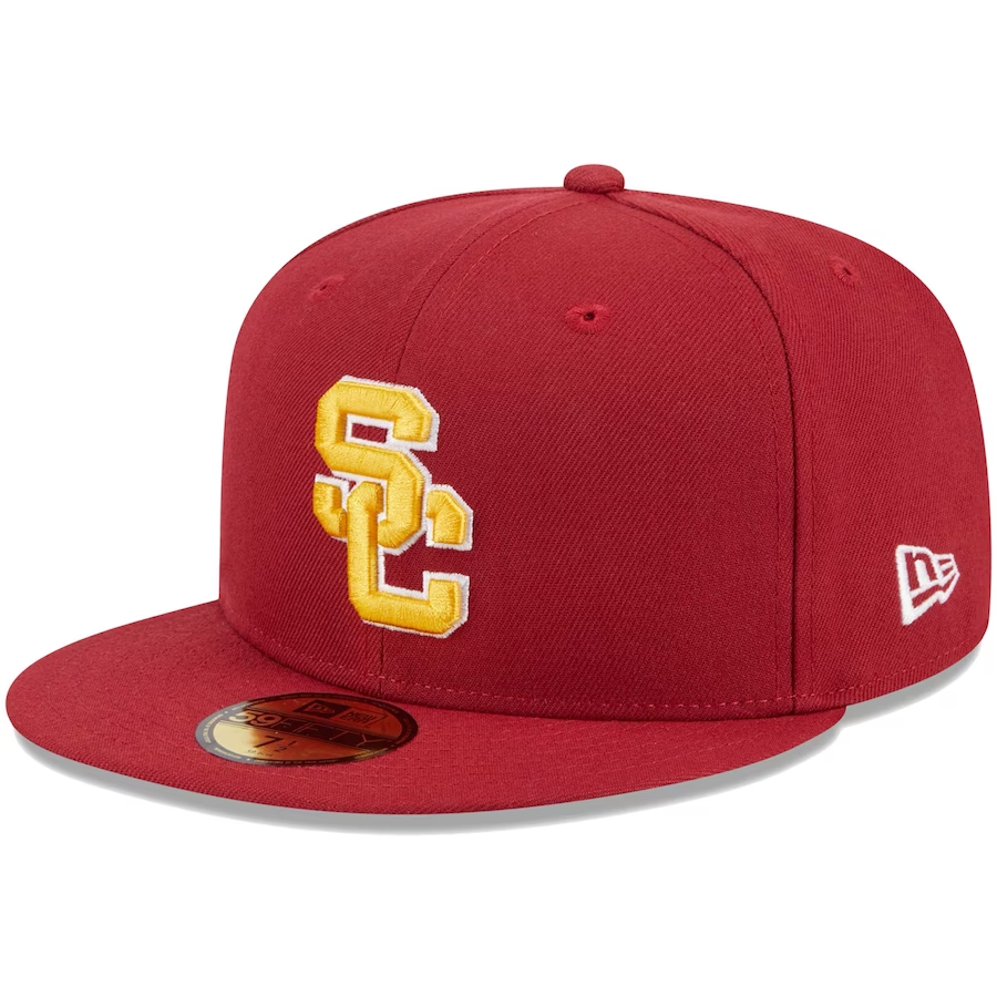 Usc trojans fitted hat Clearance