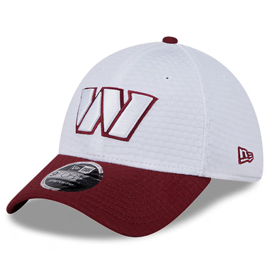 WASHINGTON COMMANDERS 2024 NFL TRAINING CAMP 9FORTY-STRETCH SNAP HAT - WHITE