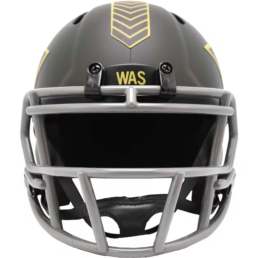 WASHINGTON COMMANDERS 2025 NFL SALUTE TO SERVICE RIDDELL SPEED MINI HELMET