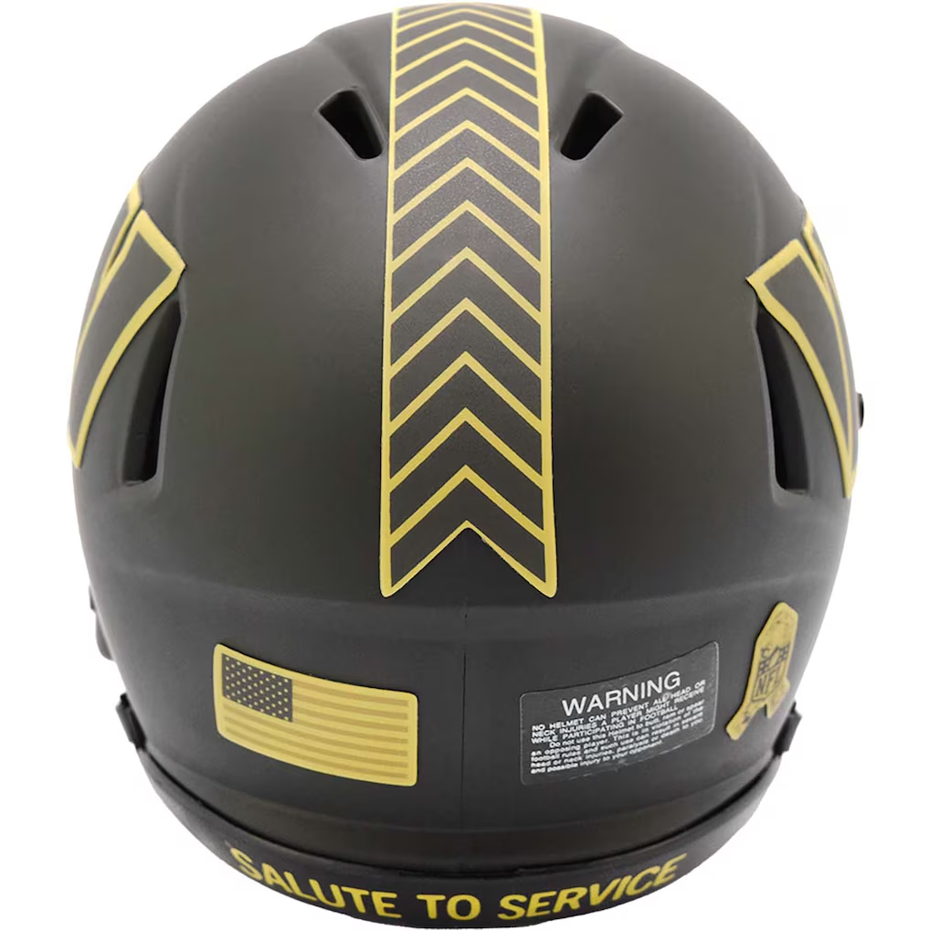 WASHINGTON COMMANDERS 2025 NFL SALUTE TO SERVICE RIDDELL SPEED MINI HELMET