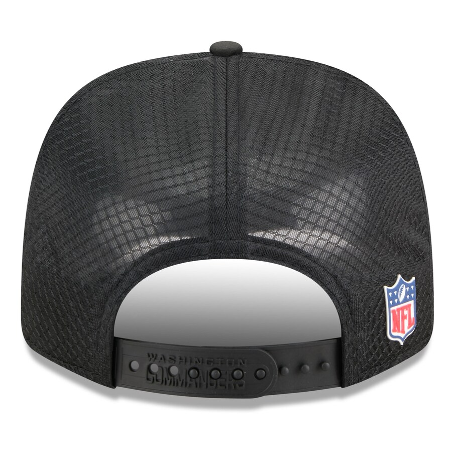 WASHINGTON COMMANDERS 2025 NFL SIDELINE 9SEVENTY STRETCH-SNAP ADJUSTABLE HAT - BLACK