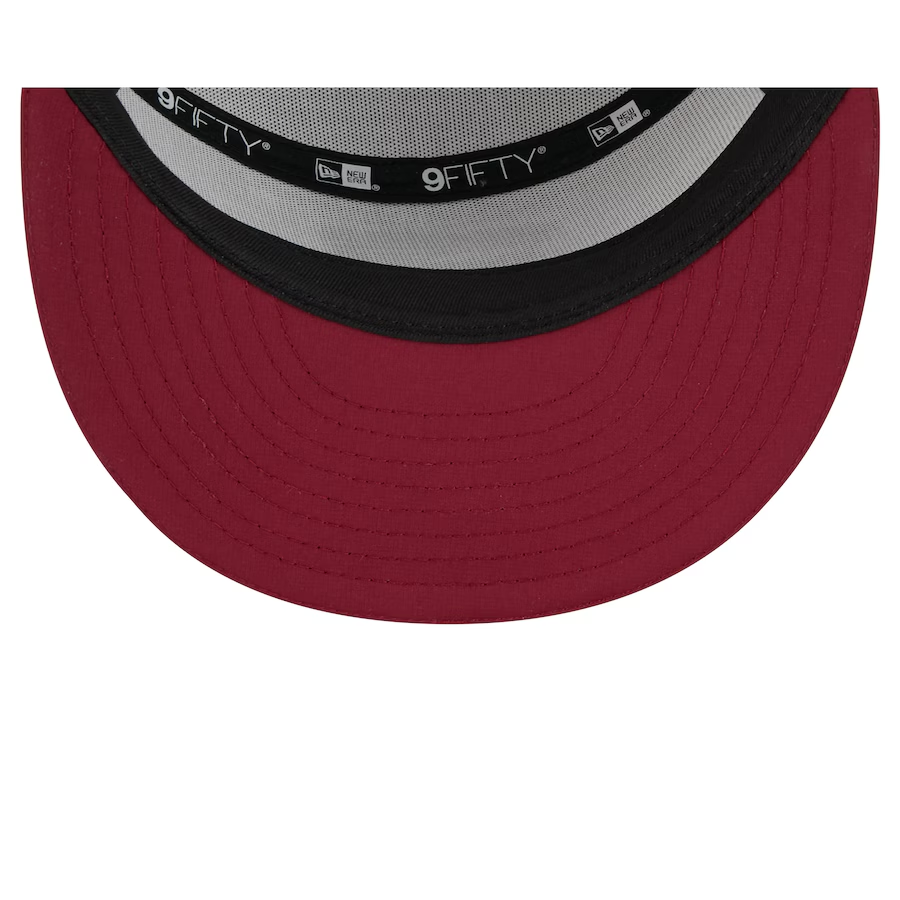 WASHINGTON COMMANDERS 2025 NFL TRAINING CAMP 9FIFTY SPLIT PANEL SNAPBACK HAT - WHITE