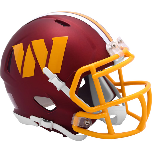 WASHINGTON COMMANDERS 2025 ON FIELD ALTERNATE RIDDELL MINI SPEED HELMET