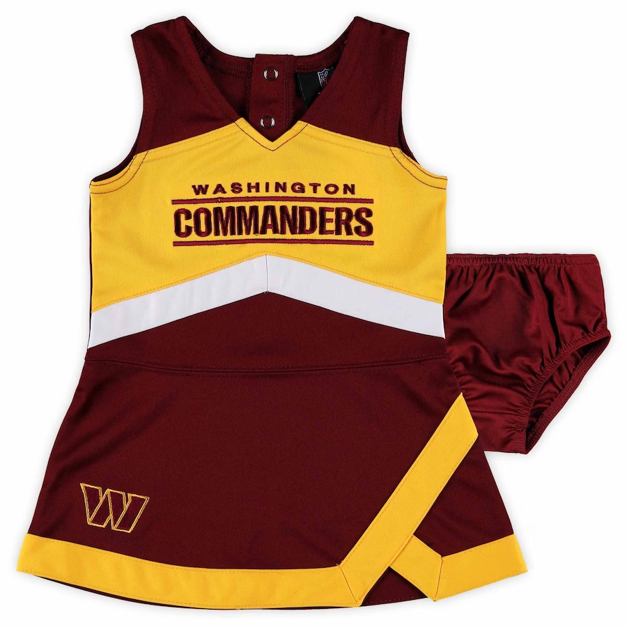 WASHINGTON COMMANDERS INFANT CHEER CAPTAIN JUMPER DRESS