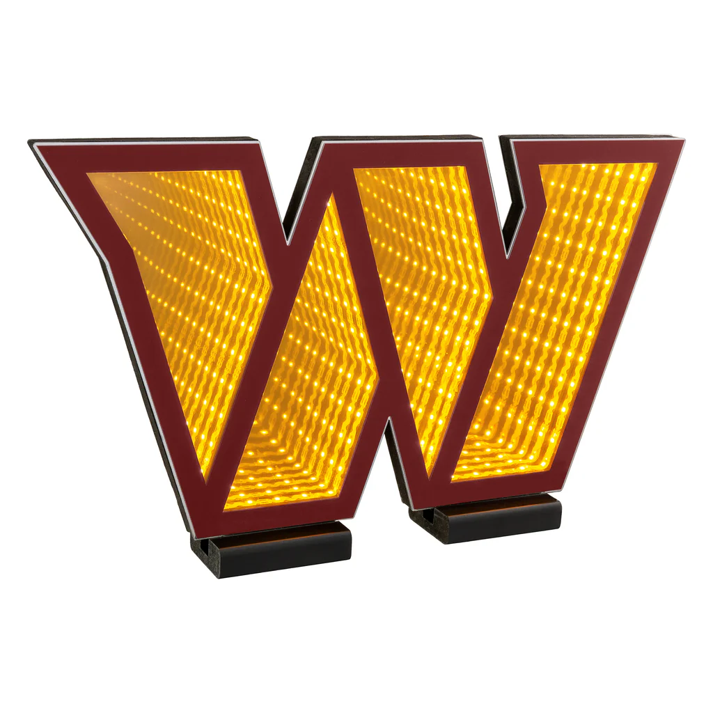 WASHINGTON COMMANDERS LED INFINITY LOGO LIGHT