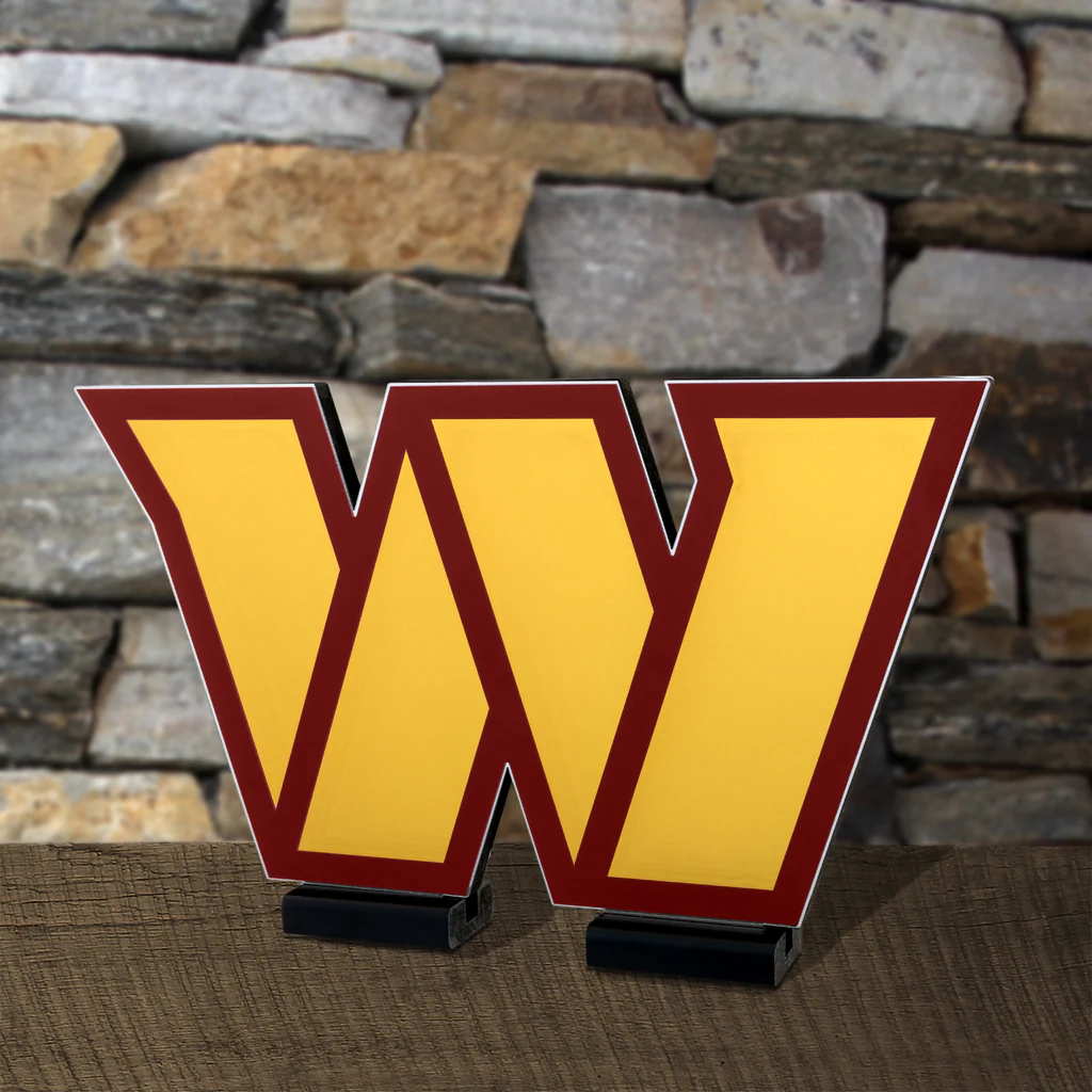 WASHINGTON COMMANDERS LED INFINITY LOGO LIGHT