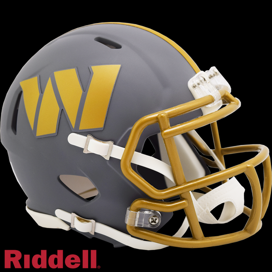 WASHINGTON COMMANDERS RIDDELL MINI SPEED HELMET - SLATE