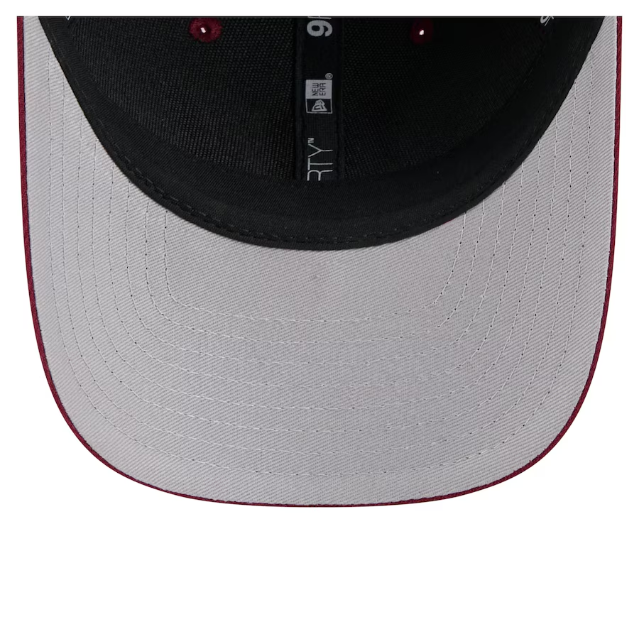 WASHINGTON COMMANDERS TEAM COLLECTION 9FORTY M-CROWN SNAPBACK ADJUSTABLE HAT - MAROON