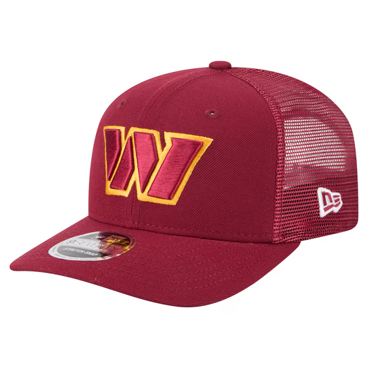 WASHINGTON COMMANDERS TEAM COLLECTION 9SEVENTY STRETCH SNAP ADJUSTABLE HAT - BURGUNDY