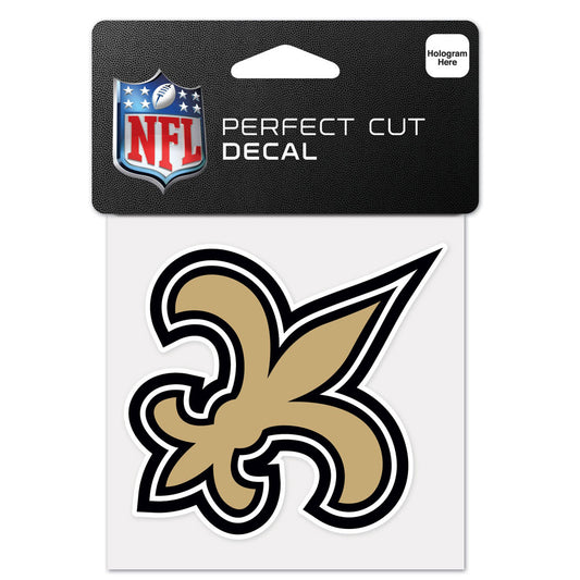 NEW ORLEANS SAINTS PERFECT CUT 4"X 4" DECAL