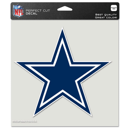 DALLAS COWBOYS DIE CUT 8"X 8" DECAL