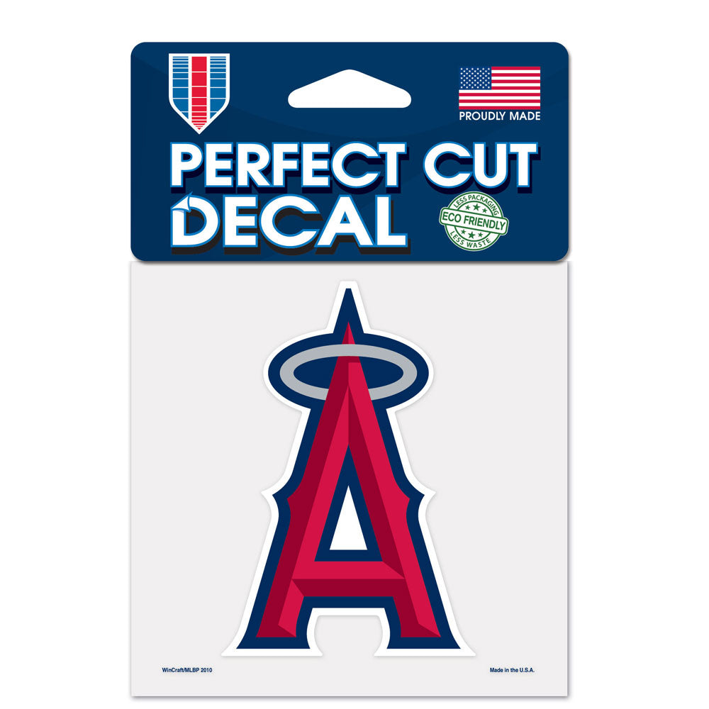 LOS ANGELES ANGELS PERFECT CUT 4"X 4" CALCOMANÍA