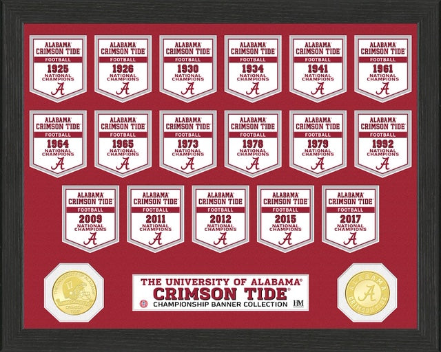 ALABAMA CRIMSON TIDE BANNER COLLECTION PHOTO