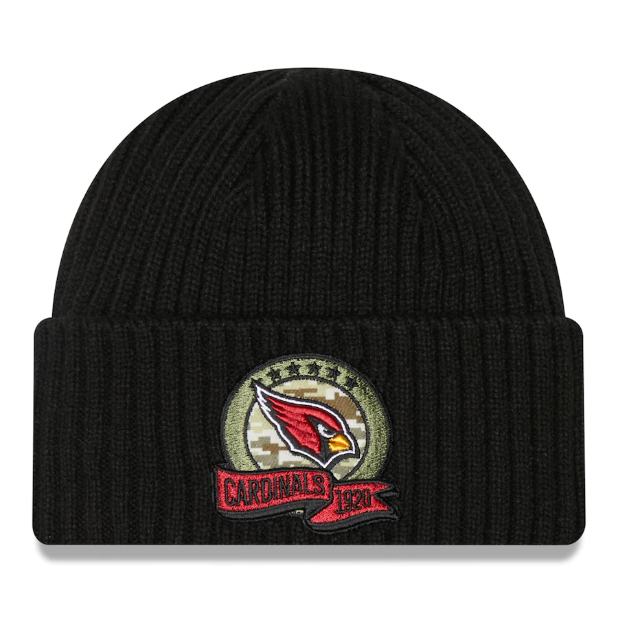 ARIZONA CARDINALS 2022 SALUTE TO SERVICE KNIT BEANIE