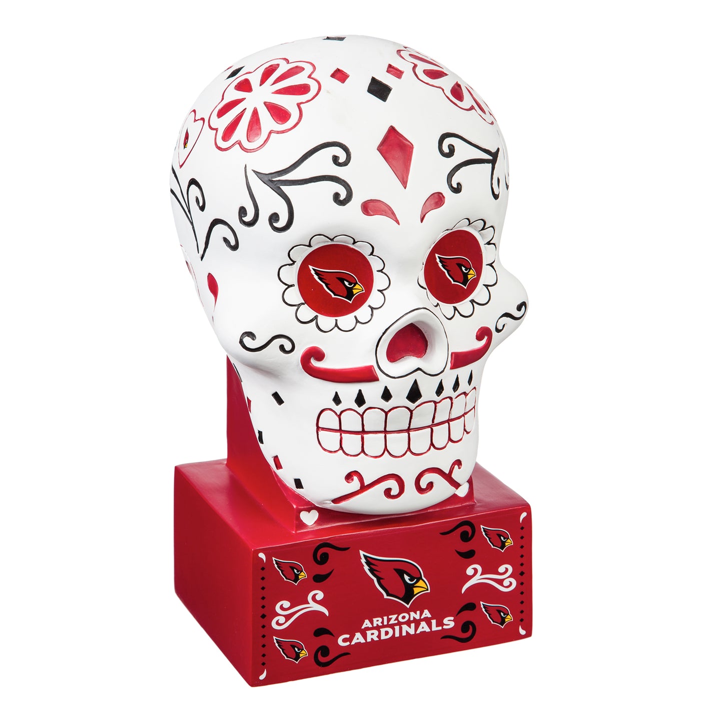 ARIZONA CARDINALS SUGAR SKULL HEAD