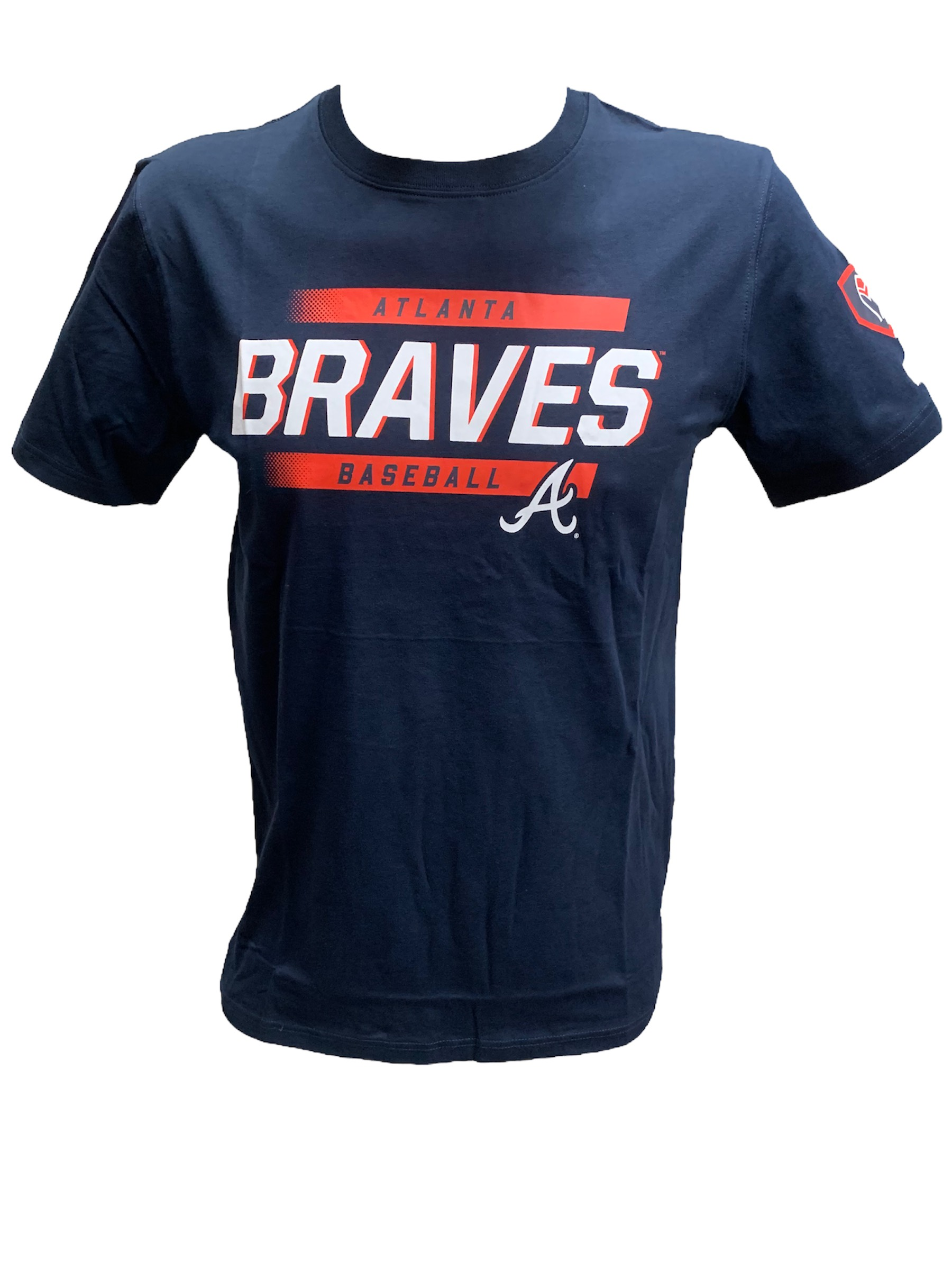New Era Men's MLB Atlanta Braves Throwback State Long Sleeve T-Shirt Large