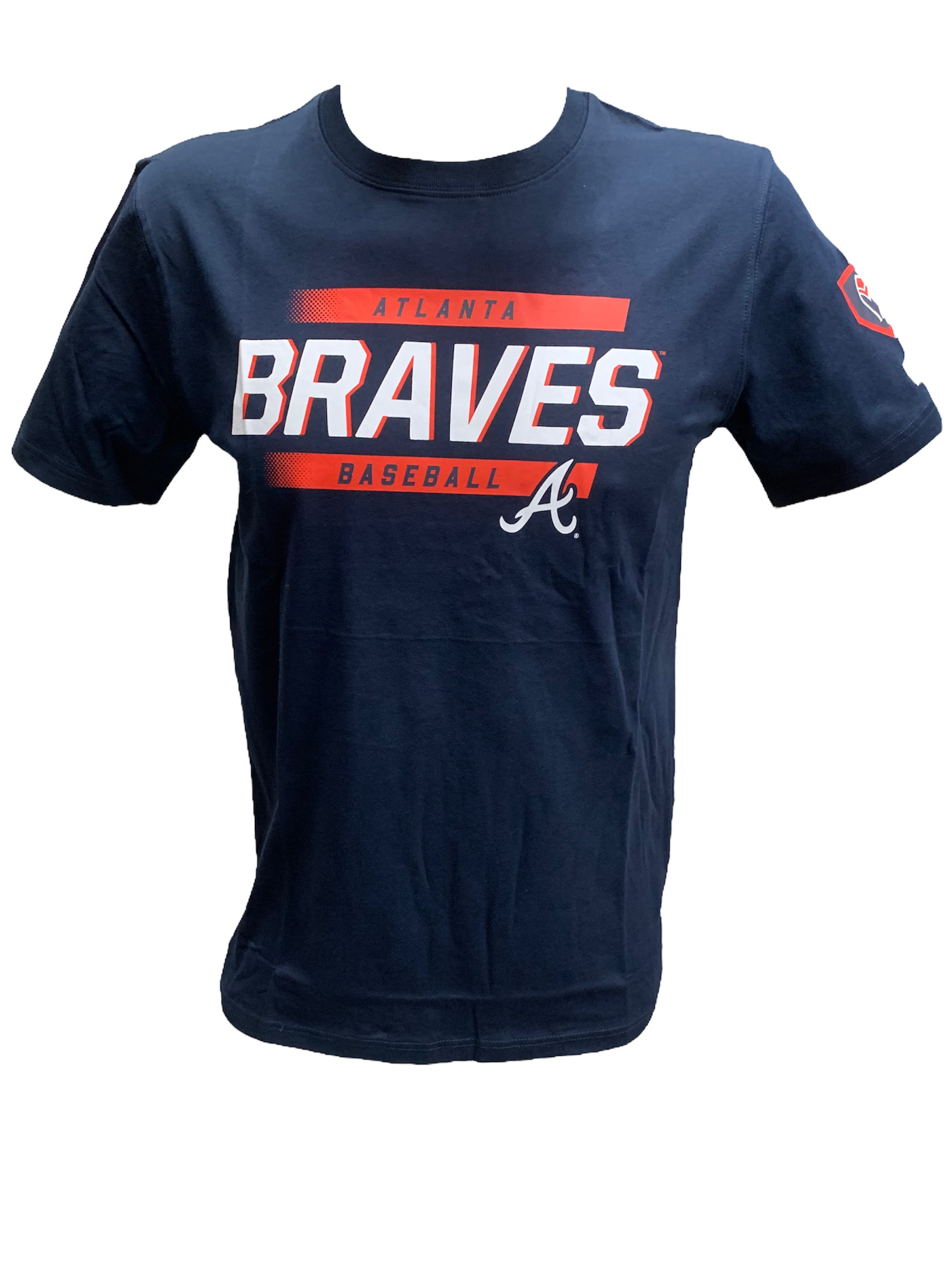 ATLANTA BRAVES MEN S FADE IN NAME TEE