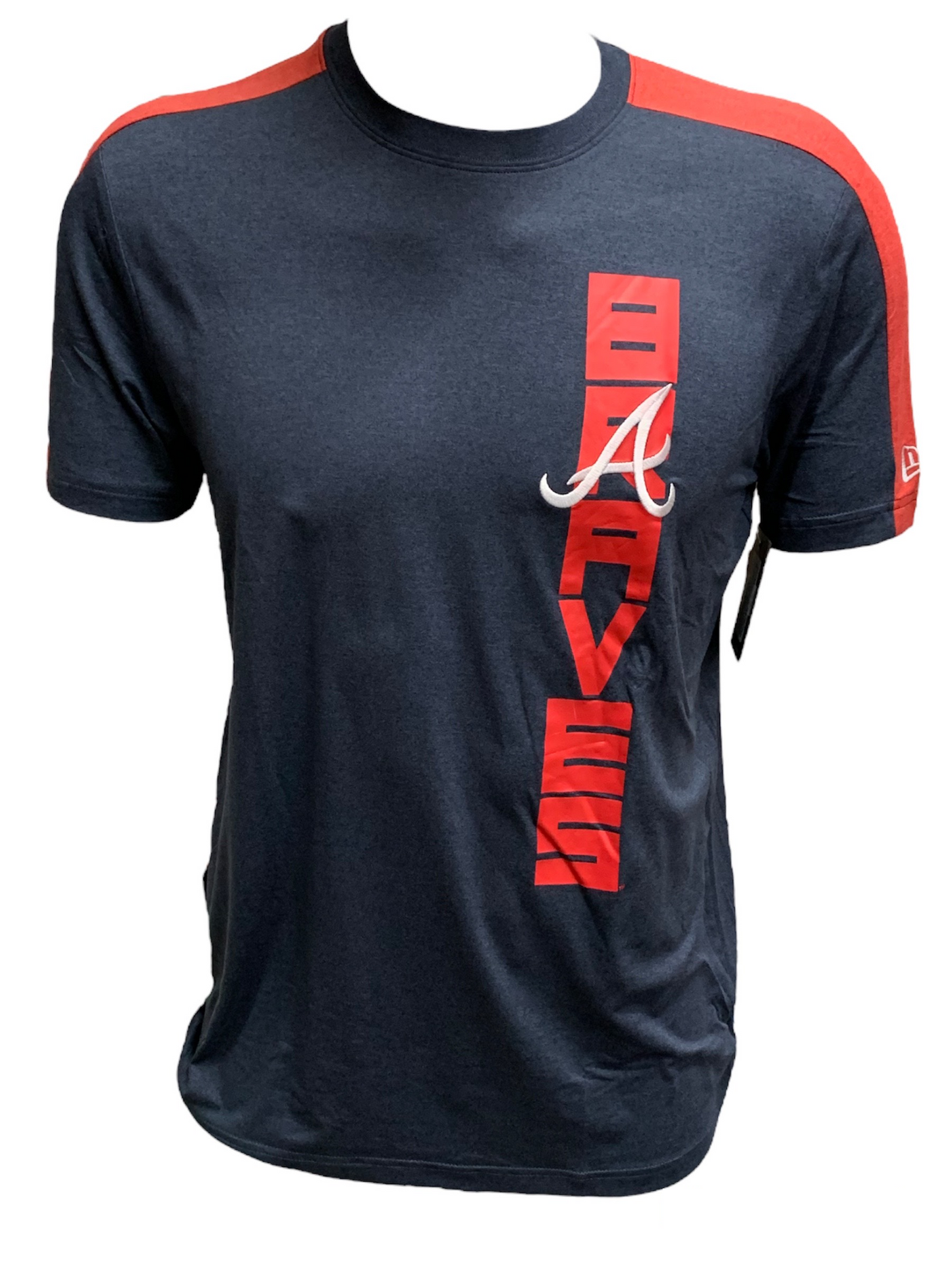 ATLANTA BRAVES MEN'S RACER TEE