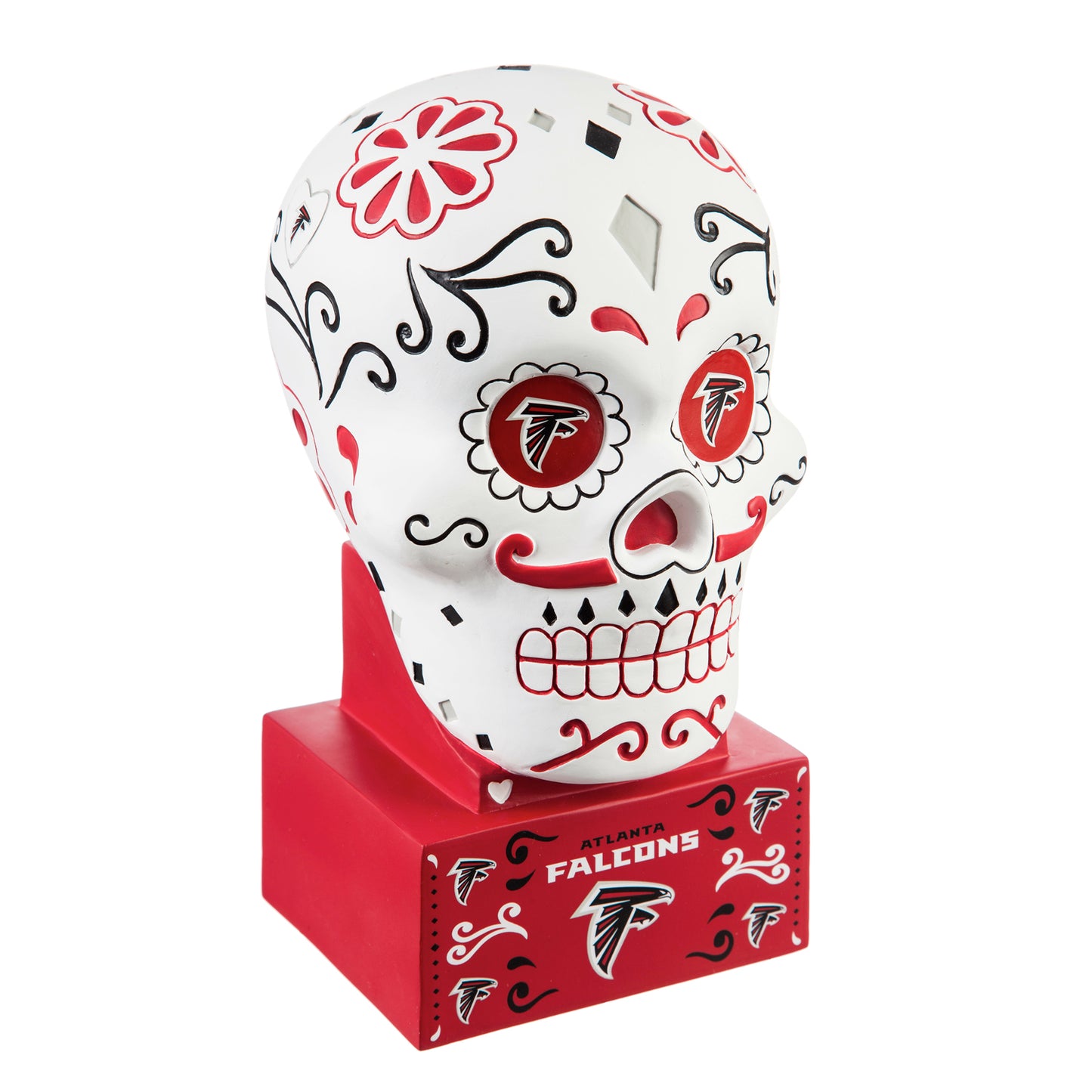 ATLANTA FALCONS SUGAR SKULL HEAD