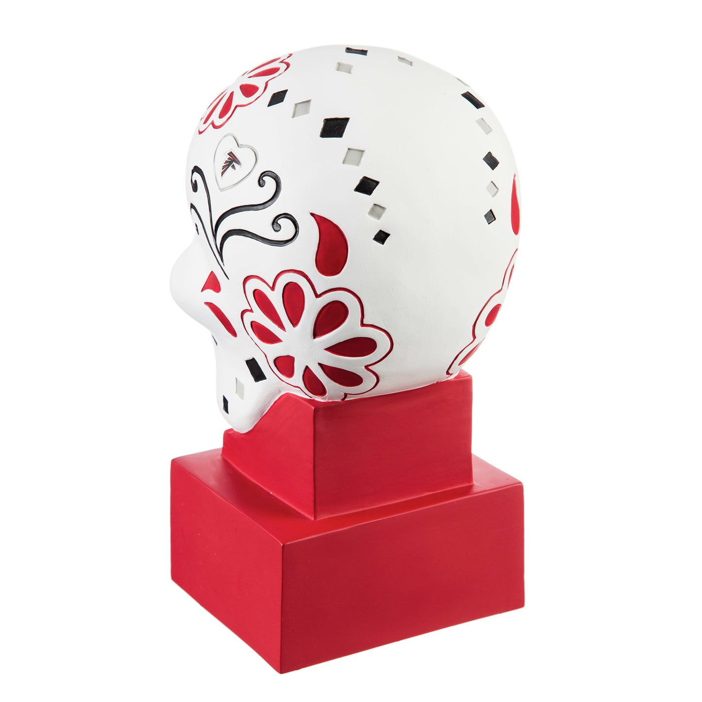 ATLANTA FALCONS SUGAR SKULL HEAD