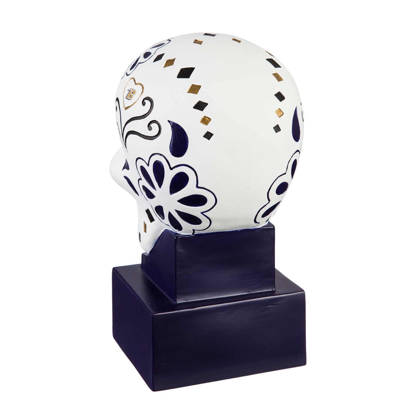 BALTIMORE RAVENS SUGAR SKULL HEAD