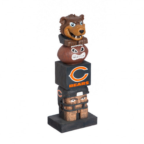CHICAGO BEARS GARDEN TIKI TOTEM STATUE