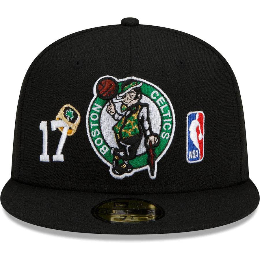 BOSTON CELTICS CUENTAN LOS ANILLOS 59FIFTY EQUIPADO