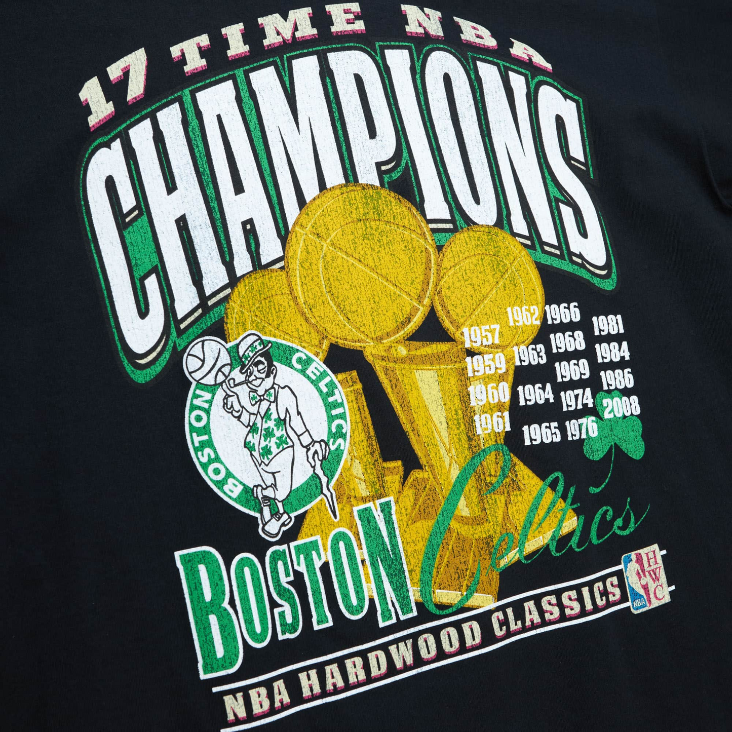 BOSTON CELTICS MEN'S MITCHEL & NESS FINALS T-SHIRT