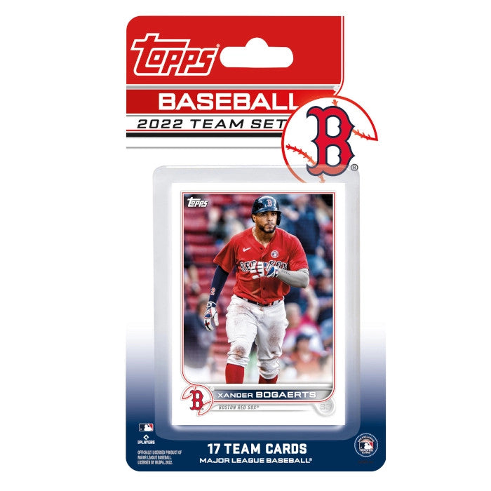 BOSTON RED SOX 2022 TOPPS TEAM SET