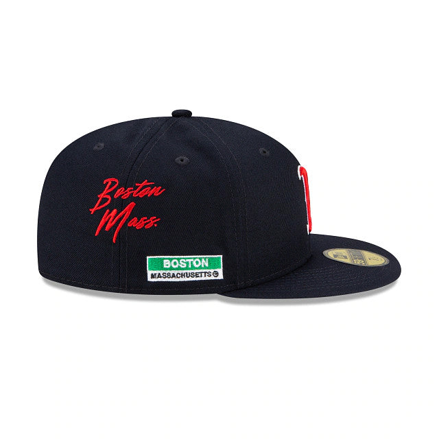 BOSTON RED SOX CITY TRANSIT 59FIFTY FITTED