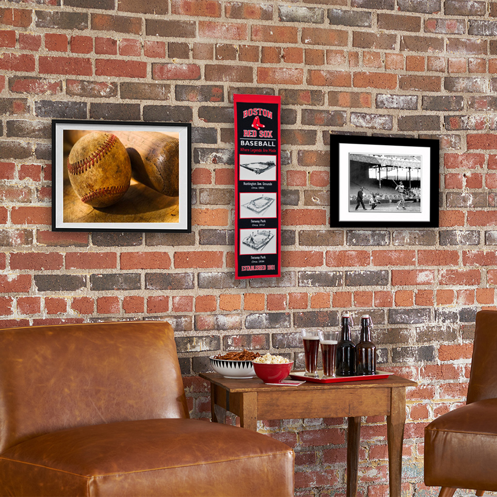 BOSTON RED SOX STADIUM EVOLUTION BANNER