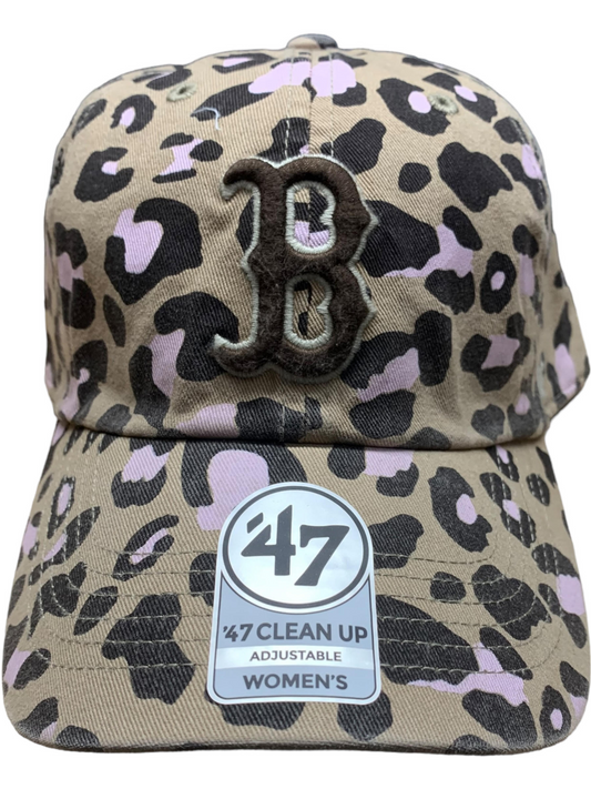 GORRO DE LIMPIEZA AJUSTABLE DE LA MARCA 47 DE BOSTON RED SOX PARA MUJER - CAQUI BAGHEERA
