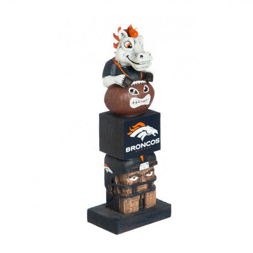 DENVER BRONCOS GARDEN TIKI TOTEM STATUE